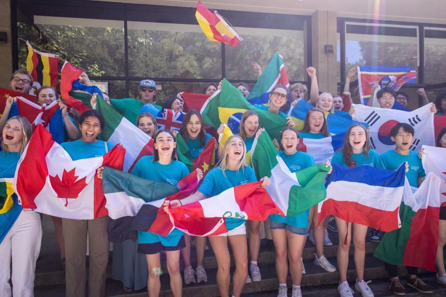 International Student Flags