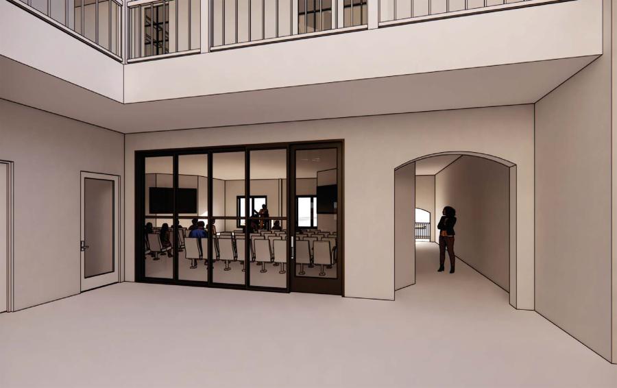 Overflow Chapel View (DMHA Architecture)