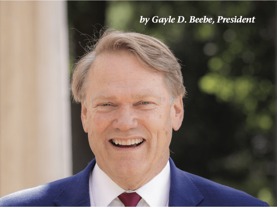 President Gayle Beebe for Magazine