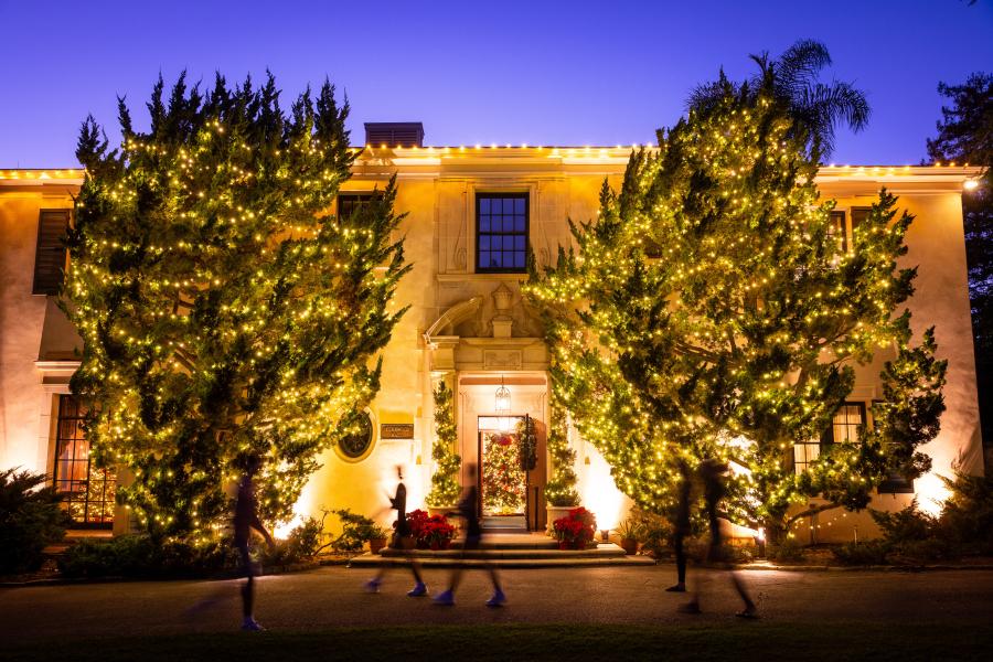 Kerrwood Hall at Christmas