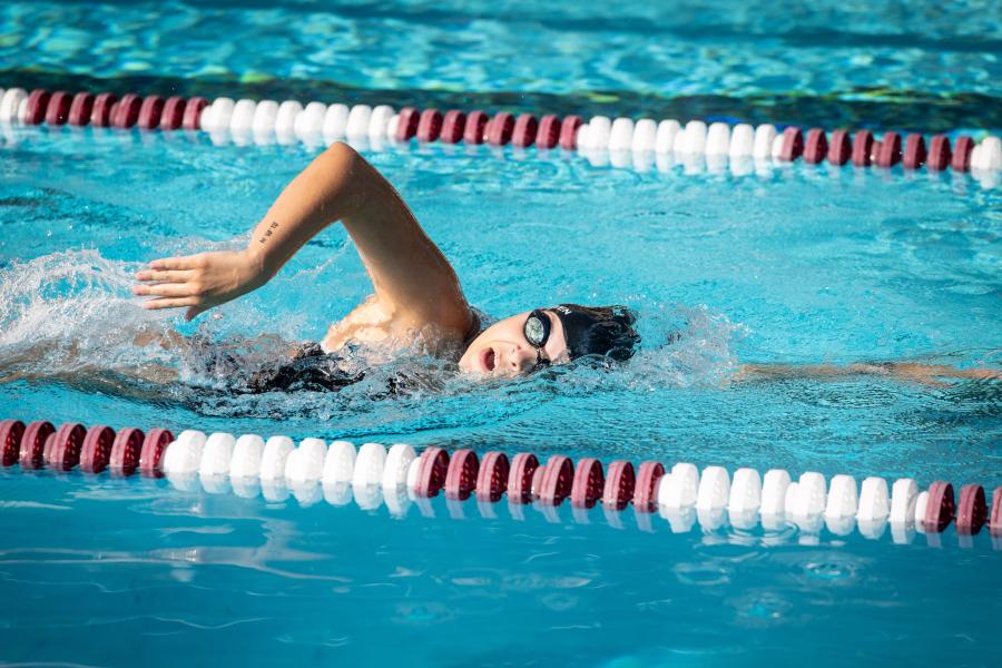 Kate Spraul ’28 westmont swim