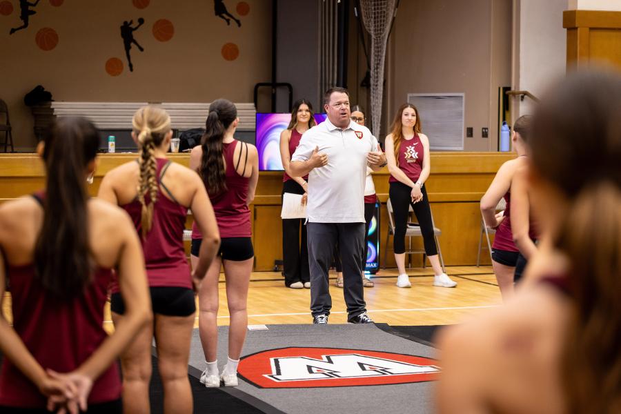 Rob Ruiz Address the Student-Athletes