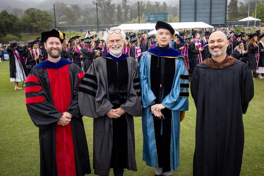 Faculty Awardees: Tim Van Haitsma, John Blondell, Lisa De Boer and Nathan Huff