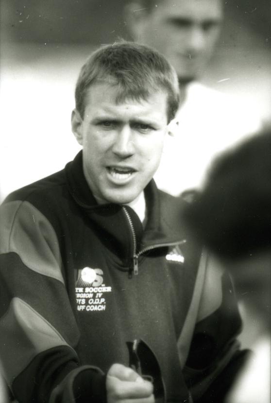 Coach Dave Wolf in 1996