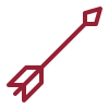 archery icon maroon