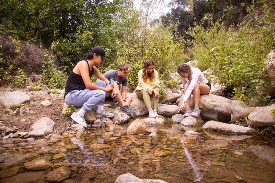 Students at Cold Springs Creek 