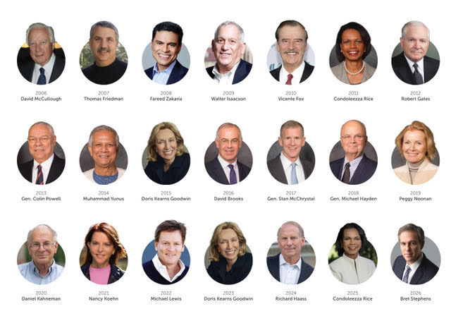 22nd presidents breakfast speakers
